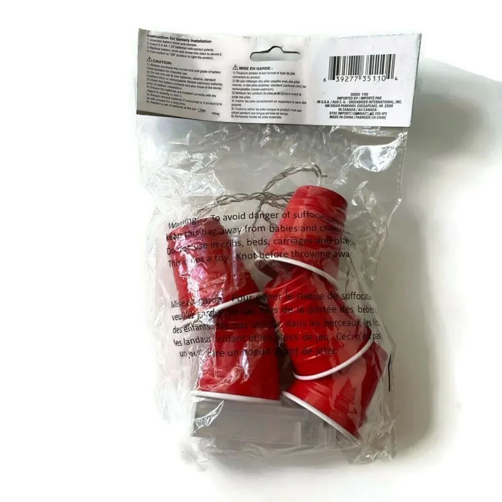Mini Party Cups String LED Lights